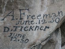 This was part of the California Trail