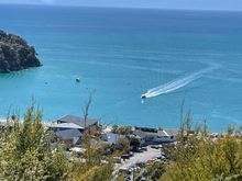 From the lookout at the back of the camp ground.