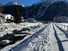 Beautiful winter walk