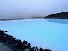 An almost empty Blue Lagoon