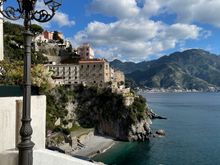 The view from the small piazza