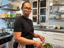 Connie, the chef, originally from Pilipinos..guests have option of dinner almost very night but I usually drove for lunch at a restaurant and skipped dinner, or snacked in my room...