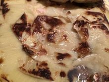 Flattened Flor de Alcachofa..note the bits of char from roasting....among the best artichokes of my trip...wondrous!!!!