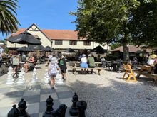 Honest Lawyer pub. We stopped to listen to some music.