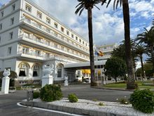 Exterior of the Gran Hotel La Toxa, now a Eurostars property....a glorious old-world hotel that has hosted the former and current Kings of Spain, among other notables.  When we were a wedding took place and was interesting to watch the festivities from our room.