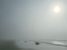 This very quickly rolled in. I felt like I was in London. At one point I could only see a few feet ahead! My hair was wet from the fog. 