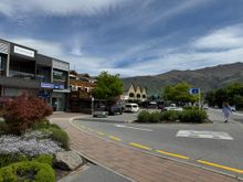 Main street of Wanaka - across from the lake