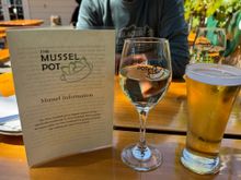 Refreshing drinks on a warm sunny day