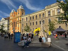 A lively festival going on in Old Town