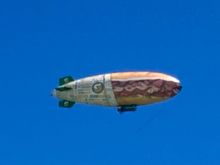 I’ve never seen this blimp before - was pretty funny.