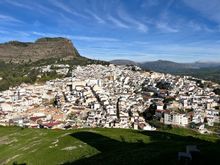 View of the village of Álora from the Arab Castle