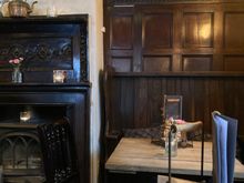 We had a pint there - very cozy!