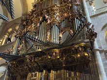 One of two organs inside Cathedral