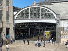 Our center for transport in London, Paddington Station...