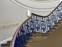 Great stairwell in the Cortauld Gallery