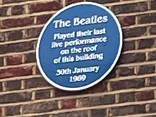 Plaque on the building