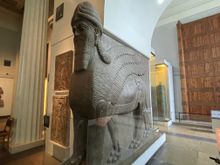 We got to see the Human-Headed Winged Lions and a few wall carvings but the long hall was closed.