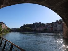 Lyon along the Saone River