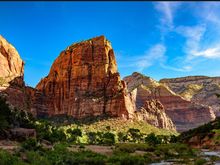 Sun finally out at end of the day 