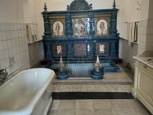 Interesting bathroom!