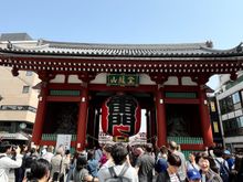 Crowds at Thunder gate as we were leaving (~9:30am)
