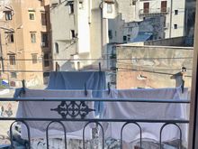 We hung our laundry out to dry, just like the locals.