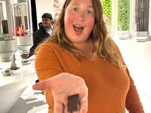 They gave you so much chocolate to sample on the tour