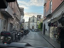 Main Street in Sant'Agata, approaching LO STUZZICHINO