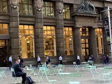 Commonwealth Bank building in Martin Place, Sydney.