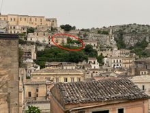 We spotted our place from across the city