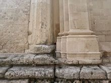 The varied history is evident outside as well