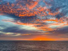 Tonight’s sunset. 