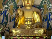 There was a Buddhist temple on the grounds 