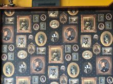 Weird wallpaper in The Bandstand's dining room