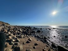 I love this rocky section. 