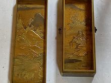 Elegant lacquerware on display