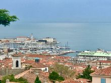 View of Trieste from Castello San Giusto