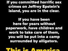 I care a lot more about what these homicidal creeps are doing to hard working immigrants but the Epstein list obsession with the rightwing is bizarre. They really don’t think that trump is on the list? 