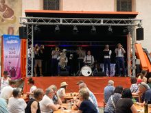 One of the music stages at Stadtfest Luzern