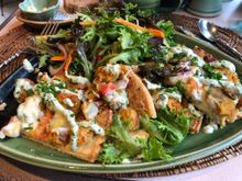 Thai Pizza - the special pizza of the day