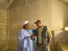 Inside the pyramid of Teti