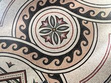 Mosaic floors in the basilica