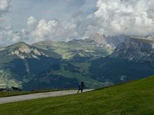 Looking across the valley