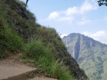 Stairway up Little Adam's Peak