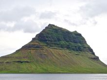 Iceland mountain by day