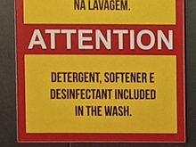 Detergent and softener included 