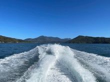 The ride back - no clouds now