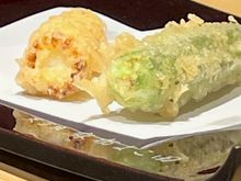 Baby corn and Manganji pepper