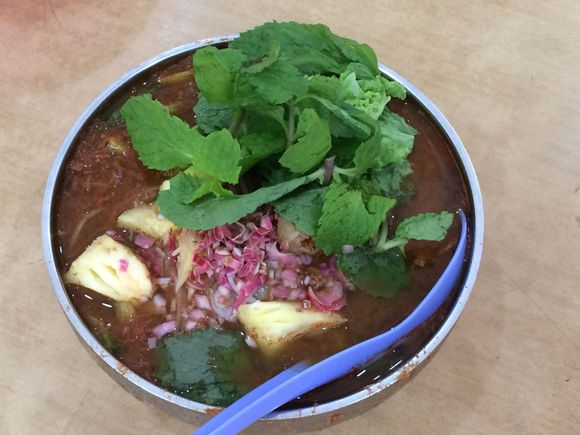 Assam laksa - my favorite dish from our food tour