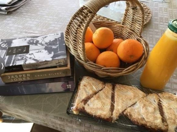 85 year old parents home delivery of fresh juice and home made slice